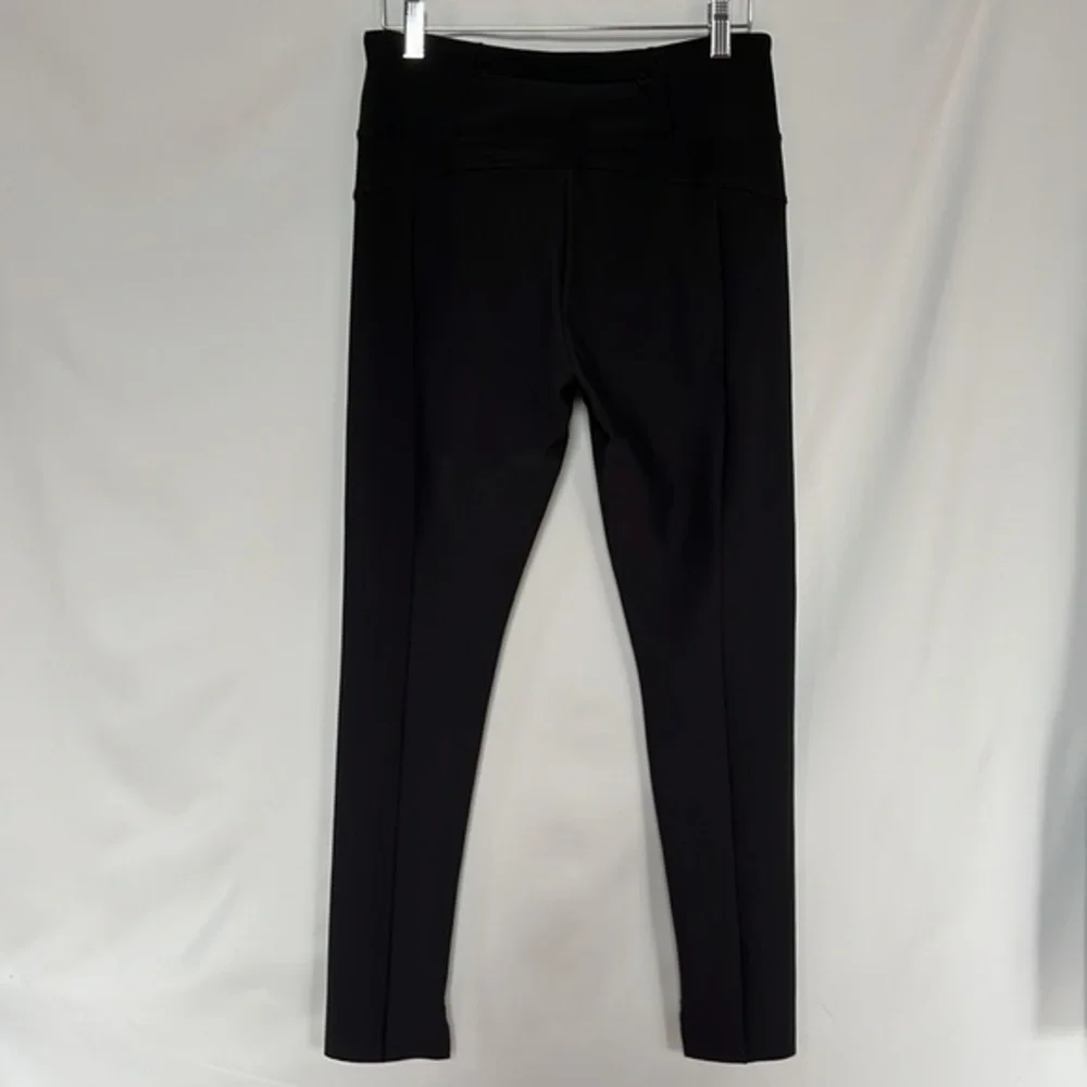 Athleta Stellar Tight Black Leggings Front Zip Pockets Size S‎ - Picture 6 of 12